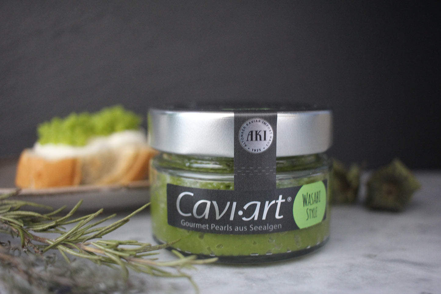 Þangperlur  - Wasabi style - Vegan cavi- art AKI
