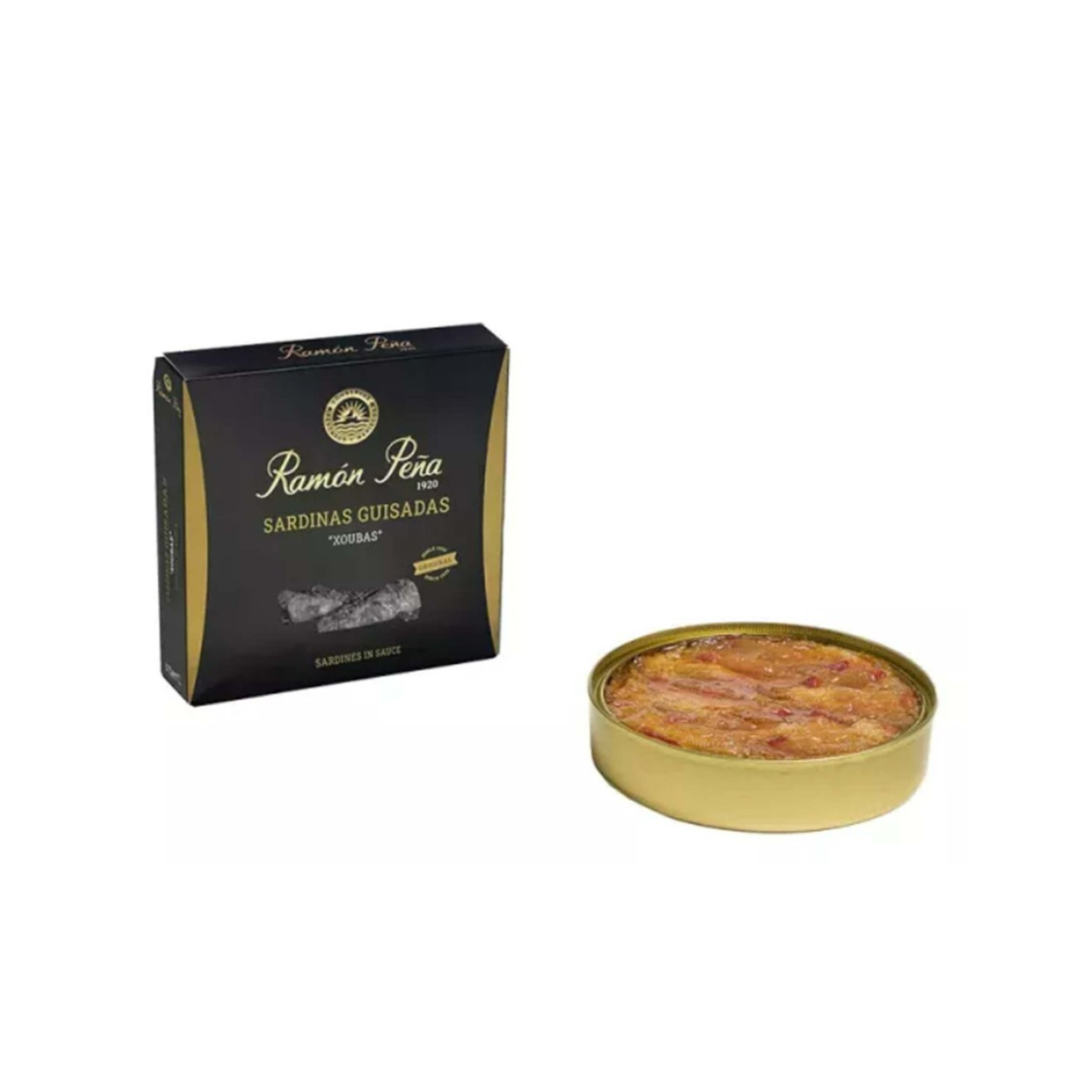 Sardínur í sósu -  guisadas xoubas - 130g-niðursuðuvara - Ramon Pena